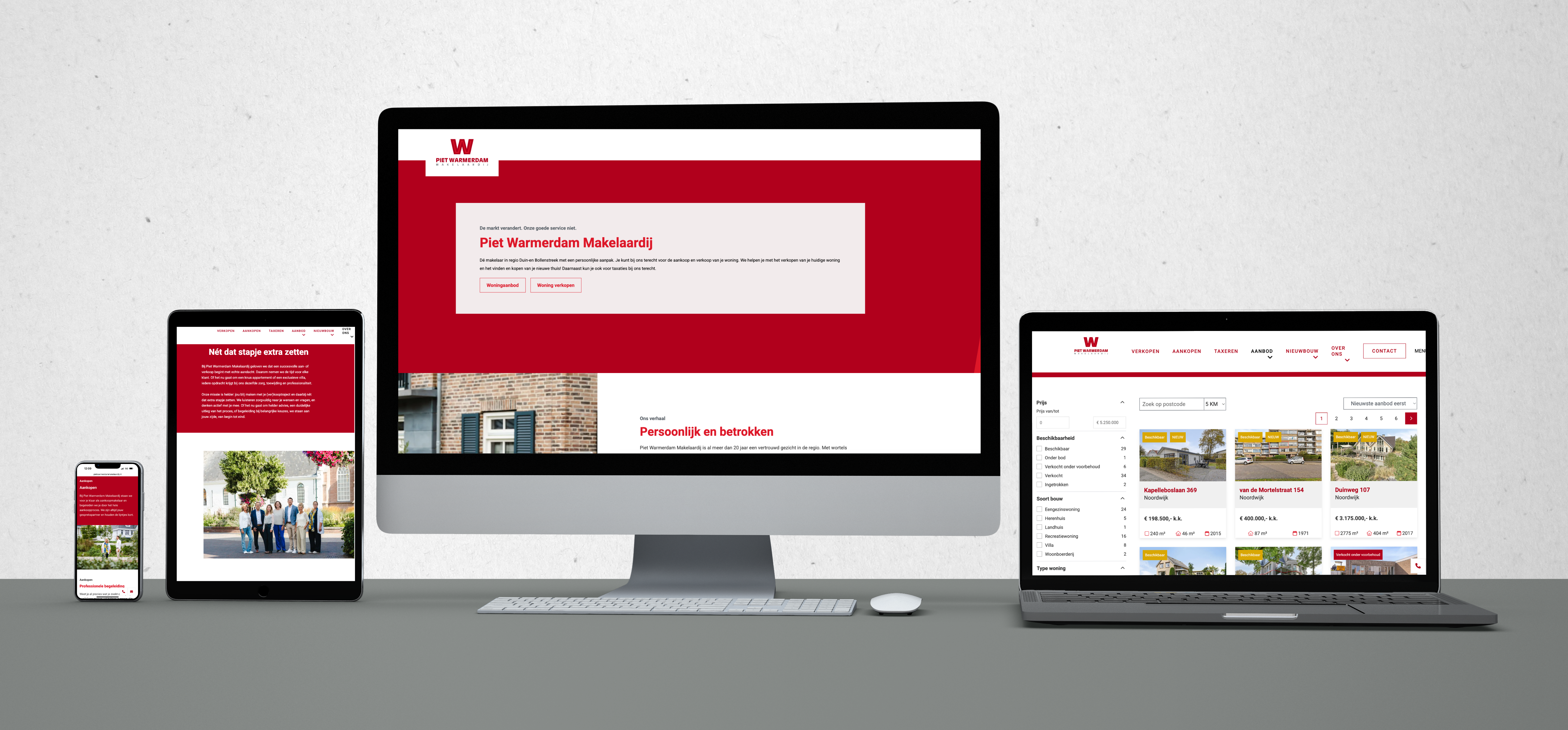 Piet Warmerdam Makelaardij, De juiste woning, snel gevonden - Schermvoorbeeld 1 Piet Warmerdam Makelaardij - Schermvoorbeeld 1